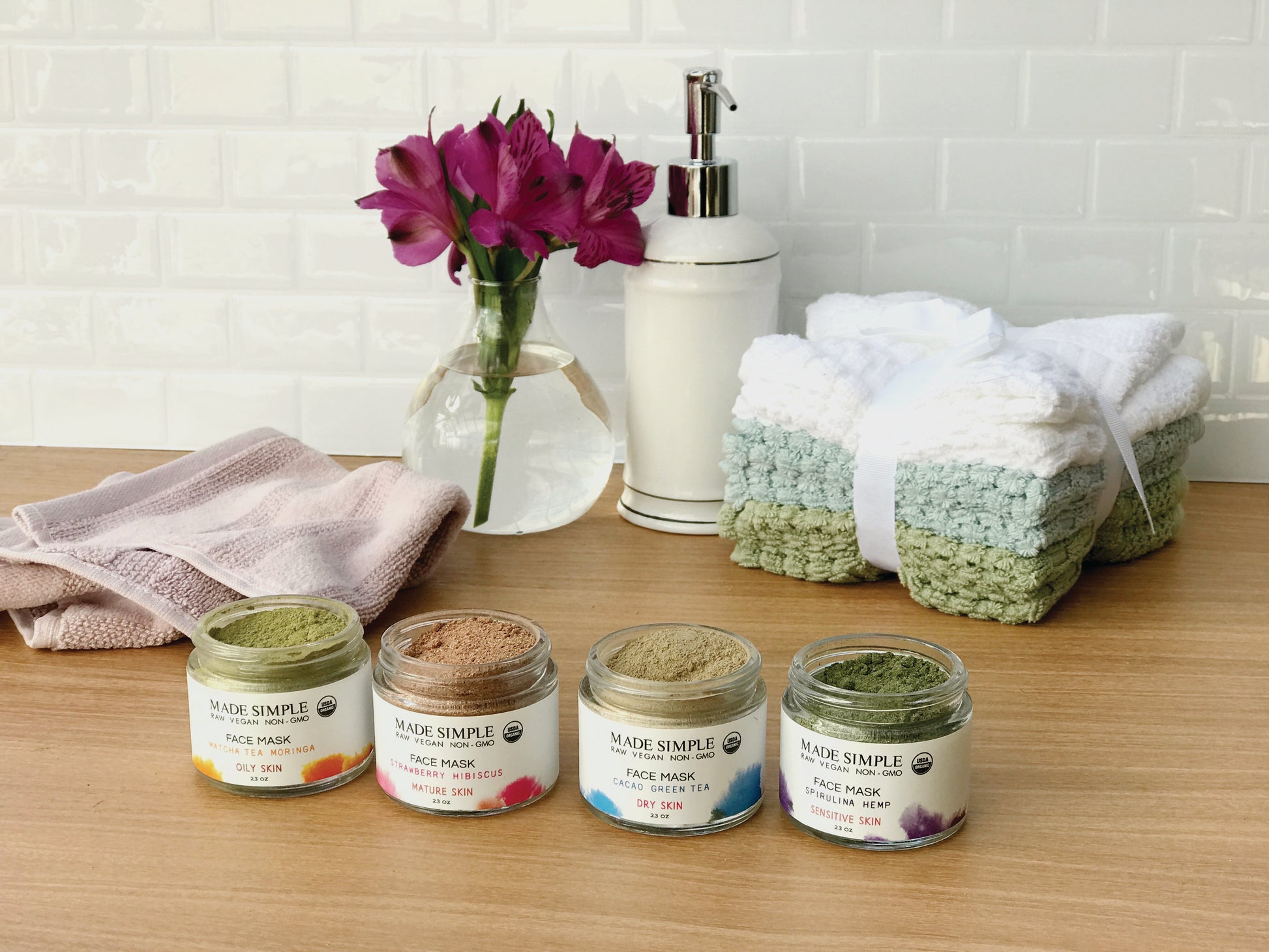 Spirulina Hemp Face Mask - Certified Organic, Vegan & Cruelty-free-5